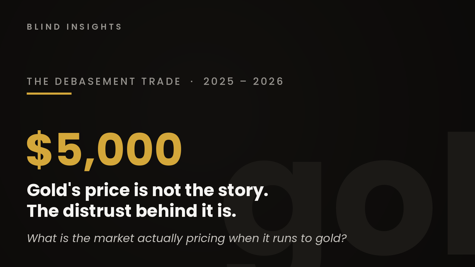 The Price of Distrust